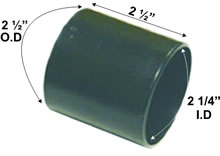 2.5 inch Fitting / Hose Connector