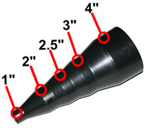 4 inch to 1 inch Universal Step Down Reducer 