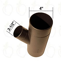 4 inch to 2.5 inch Y Connector