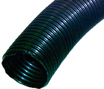 Black Flexible Dust Collection Hose 