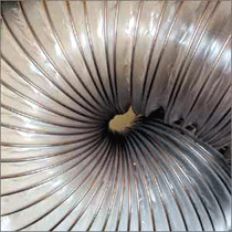 Clear Super Flexible Dust Collection Hose