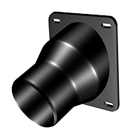 2 1/2 inch Router Table / Bandsaw Dust Port