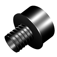 4 Inch to 2.5 Inch Threaded Quick Connect Reducer