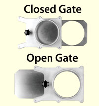 Aluminum Through Blast Gate
