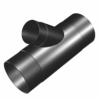 Dust Collection Hose 4" to 2 1/2" Y Connector